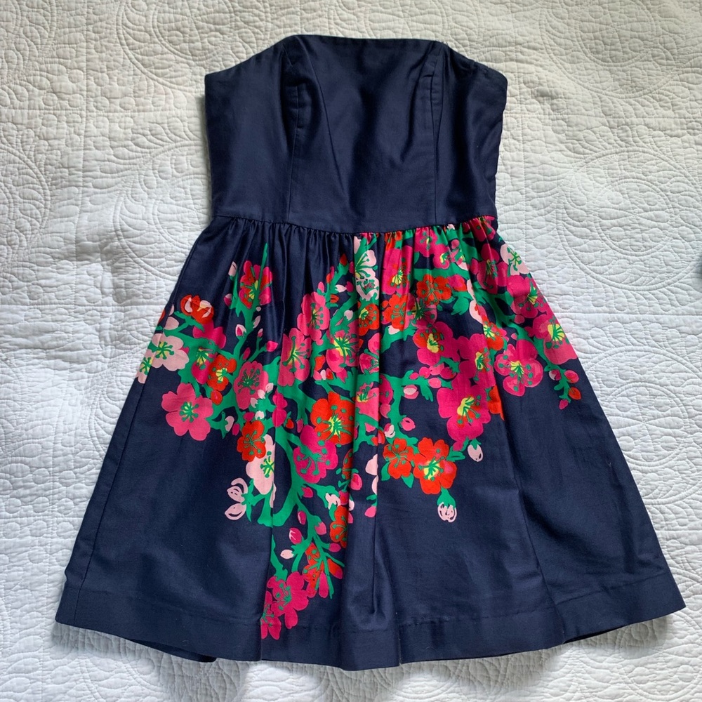 Lilly Pulitzer Strapless Dress NWOT